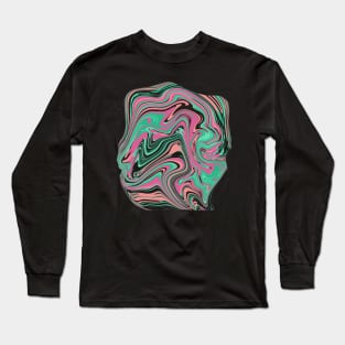 Pink marble Long Sleeve T-Shirt